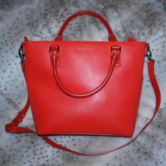 EUC Vera Bradley Coral Satchel Purse - Picture 1 of 7